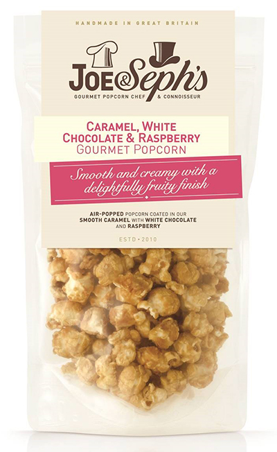 Joe&seph's White Chocolate & Raspberry Popcorn 80G Snack Pack