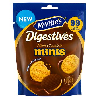 Mcvities Mini Chocolate Digestives Pouch 80G