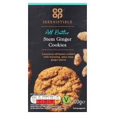 Co Op Irresistible Stem Ginger Cookie 200G