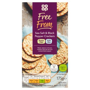 Co Op Free From Gluten Free Sea Salt & B 175G