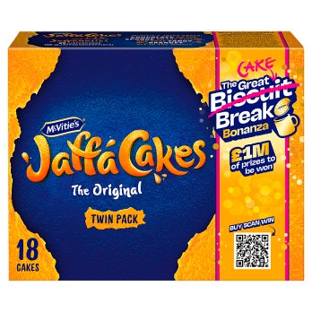 Mcvities Jaffa Cakes Twin Pack 18Pk 250g