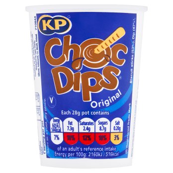 Kp Choc Dips Original Singles 28G