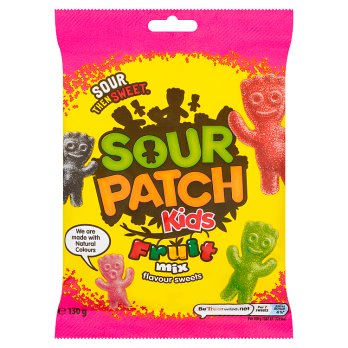 Maynards Bassetts Sour Patch Kids Fruit 130G