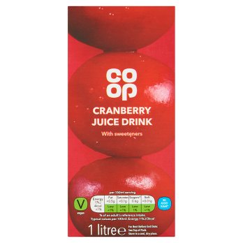 Co Op Cranberry Drink Nas 12X1Ltr