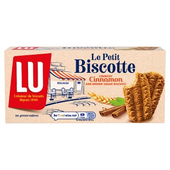 Lu Le Petit Biscotte Crunchy Cinnamon & Brown Sugar Biscuits 200G