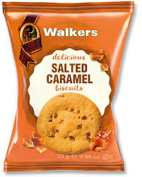 Walkers Assorted Biscuits Mini Packs, 25g Salted Caramel