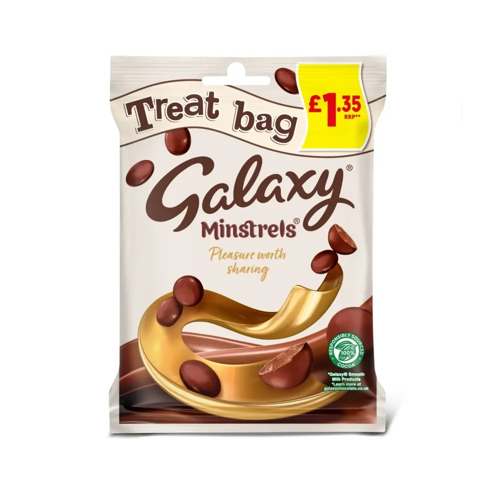 Galaxy Minstrels Milk Chocolate Buttons Treat Bag 80g