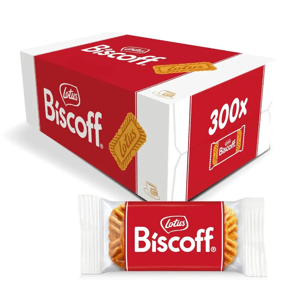 Lotus Biscoff Caramelised Biscuits pack of 50 singles from the box 6.25g