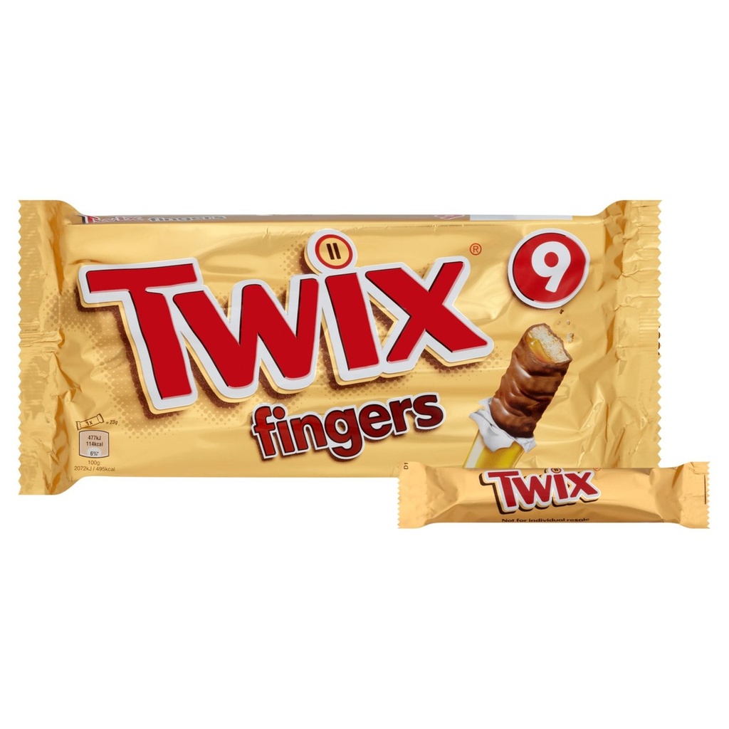 TWIX BISCUIT 9PK 13x9X20G