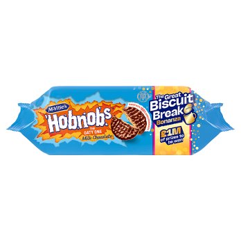 Mcvities Hobnobs Milk Chocolate 255G