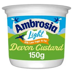 Ambrosia Light Devon Custard Pot 150G