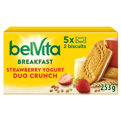 Belvita Breakfast Duo Crunch Strawberry (253G)