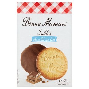 Bonne Maman Milk Chocolate Shortbread (160G) 